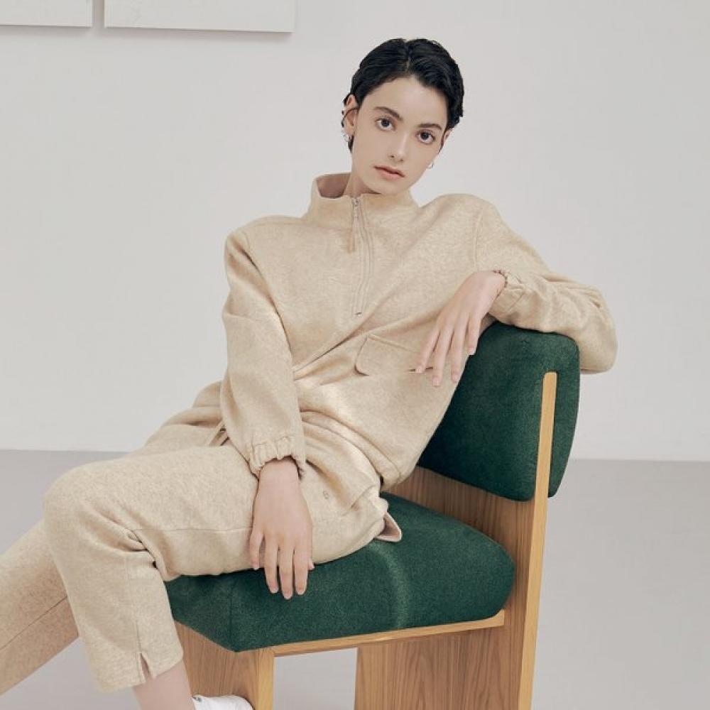 Huit Шерстяной Флисовый Пуловер на Молнии Htwtp2l08t BES 7470₽