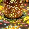 Colorful Solar Floral Lantern Outdoor Metal Hummingbird Solar Light Waterproof Butterfly