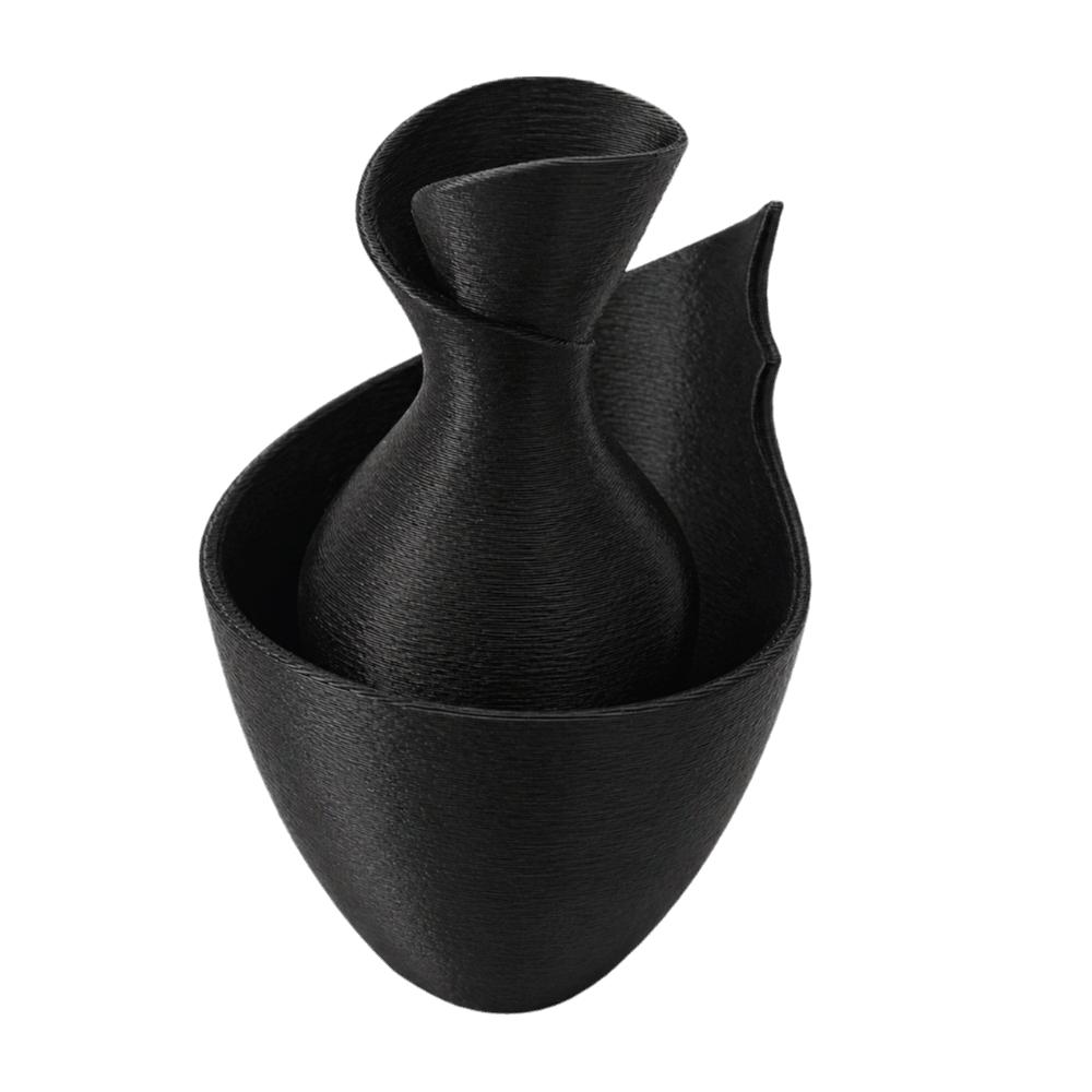 Geometric Shaped Minimalist Vase Unique Flower Arrangement Ornaments Light Luxury Vase  Entryway