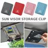 DJSZ3 Car Visor Sunglasses Holder Card Bag Glasses Storage Clip Interior For Lexus CT ES GS NX IS250 CT200h IS300h ES300h RX400h NX