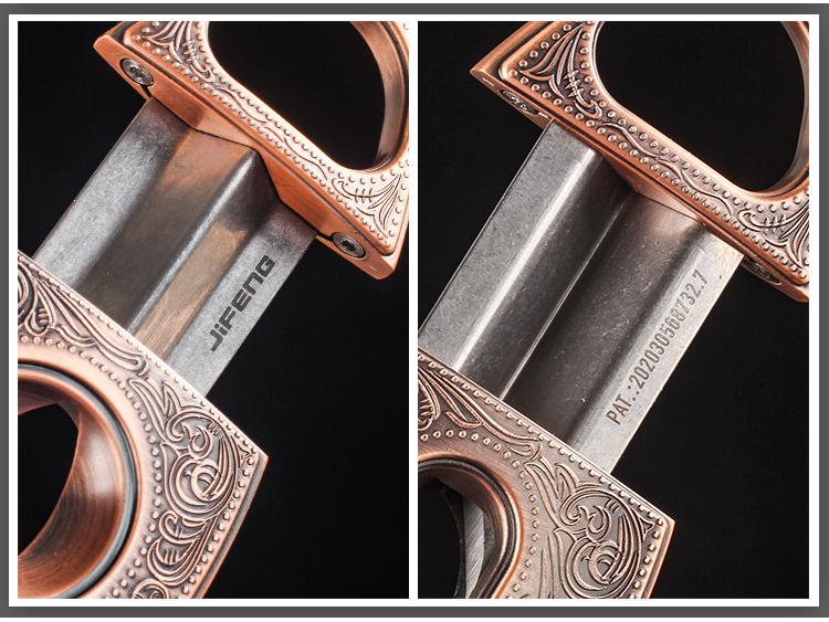 Light Luxury V-Cut Cigar Cutter: Sharp, Portable Cigar Knife, Ideal Men's Smoking Accessory