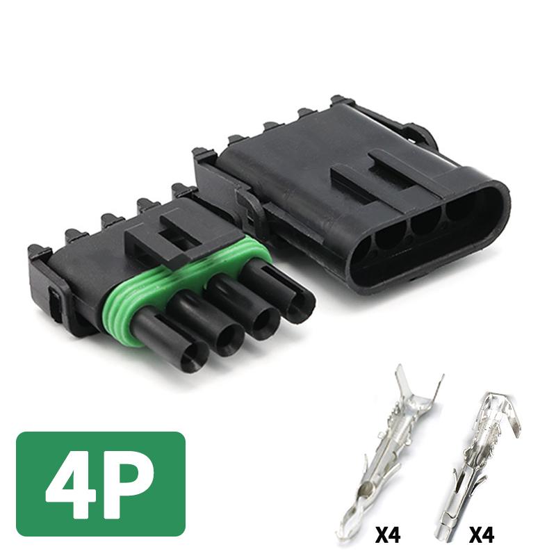 Delphi 2.5 Serie Automobil Wasserdichter Stecker 1/2/3/4/6-Pin Stecker und Buchsen Haltech MAP TPS Kabelstecker für GM