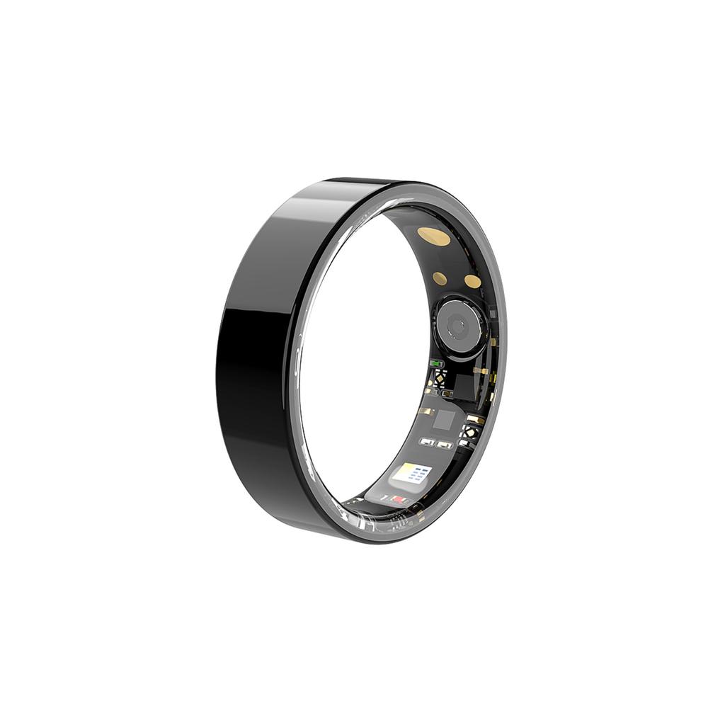 Smart Ring with Charging Case for Men Fitness Tracker Sleep Heart Rate Remote Care BT IP68 Waterproof Wireless Smart
