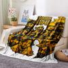 1PC Custom Name Wu-Tang Clan Patterned Flannel Blanket Suitable For All Seasons for Home Decor Warmth and Comfort Gifts Holiday Present -HE231