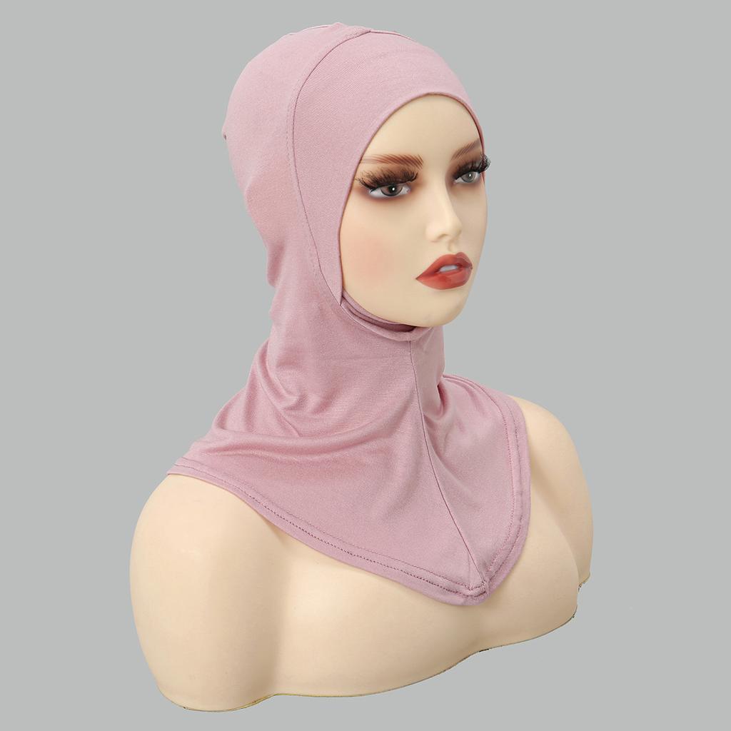 Muslim Inner Cap Hijab For Women Solid Underscarf Hijab Undercap Scarf Turban Hat Islamic Muslim Hijabs Ready To Wear Headcover