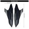1 Paar Seitenverkleidung Dynamisches Flügel-Kit Verkleidung Aerodynamische Winglets Motorrad-Modifikationszubehör Einfache Montage