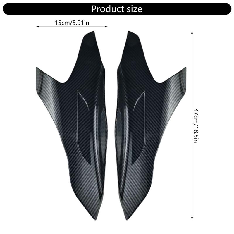 1 Paar Seitenverkleidung Dynamisches Flügel-Kit Verkleidung Aerodynamische Winglets Motorrad-Modifikationszubehör Einfache Montage