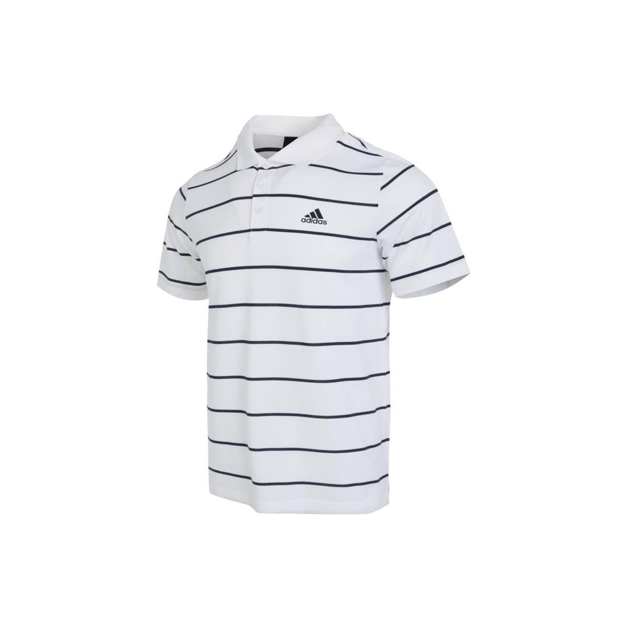 adidas FI Stripe Polo Shirts White Black Men s IA8166 XL