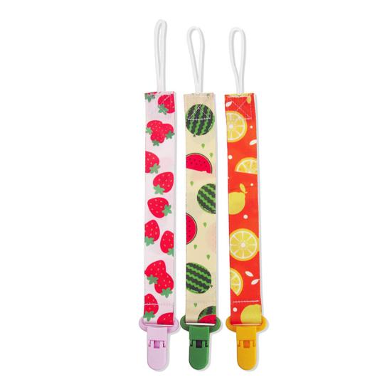 3Pcs/Set Cute Cartoon Dummy Baby Pacifier Clip Chain Holder Teething Soother