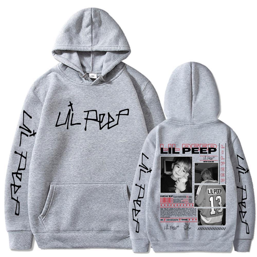 Rapper Lil Peep Hell Boy Crybaby Hoodie Men Women Hip Hop Fashion Oversized Sweatshirt Men's Casual Vintage Pullovers Streetwear