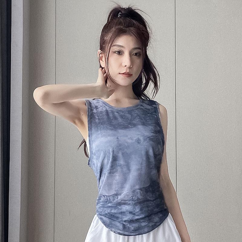 Damski zestaw do biegania i jogi 2025 szybkoschnący: Letnia kamizelka pulowerowa ze spodenkami