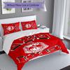 3pcs Delta Sigma Theta logo pattern bedding set duvet cover set includes duvet cover &pillowcases, perfect all season bedroom decoration & gift