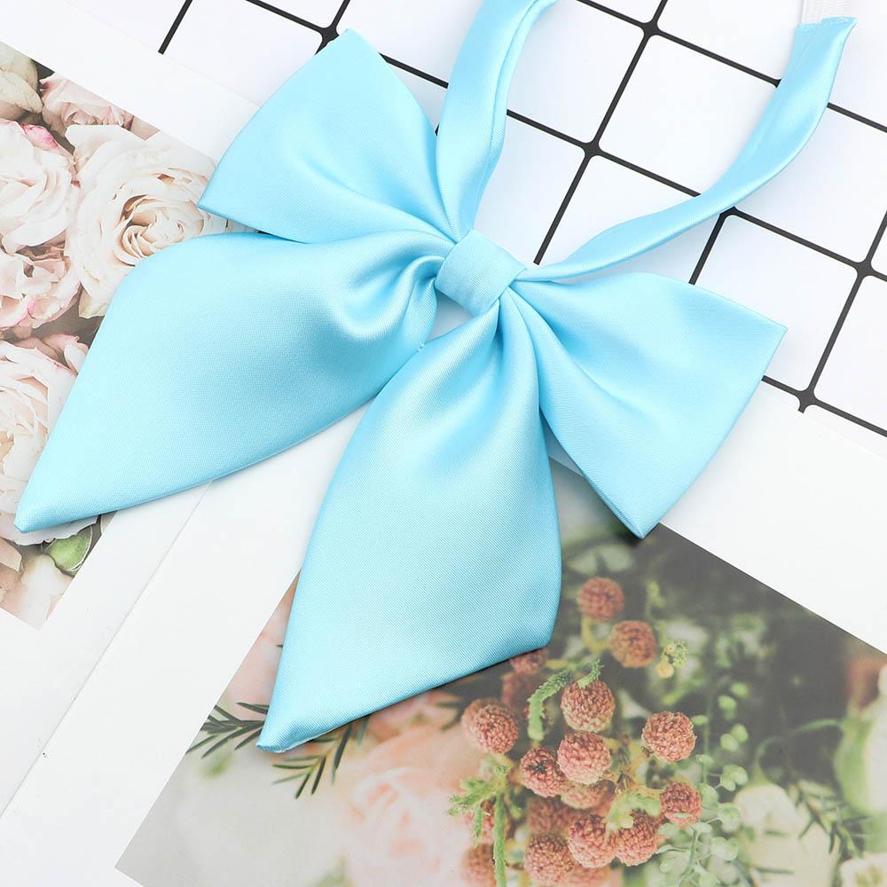 Perfect Match Colorful Women‘S Shirts Bowtie Ladies Girl School Wedding Party Bowknot Pink Bule Black Classic Butterfly Knot Suits Accessories