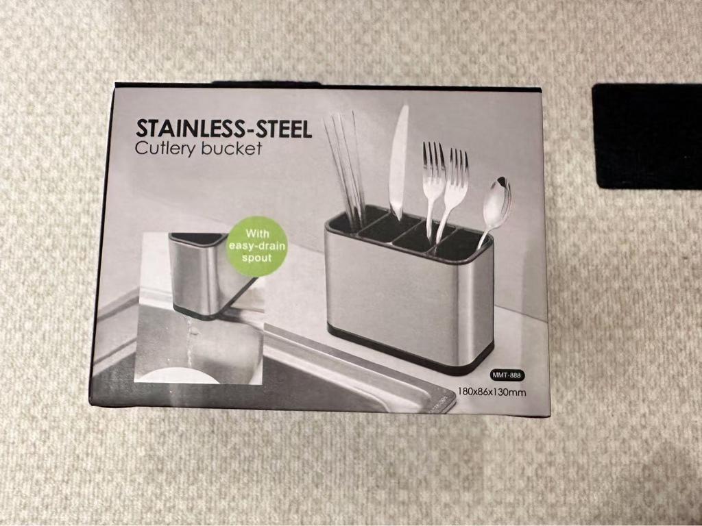 Stainless Steel Multi-functional Kitchen Chopsticks and Spoon Storage Organizer