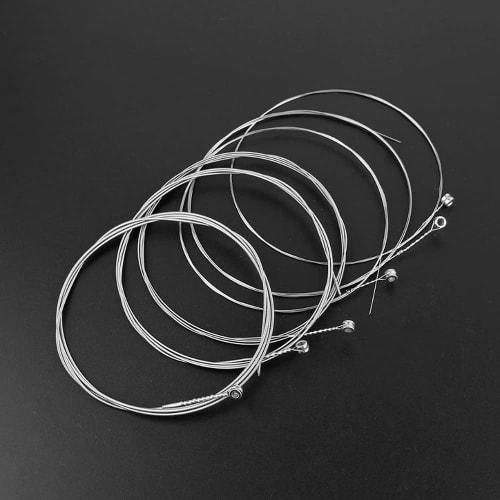 Set of 6 Electric Guitar Strings, Steel Core, Nickel Alloy Wound (009-042) with a Beautiful Design