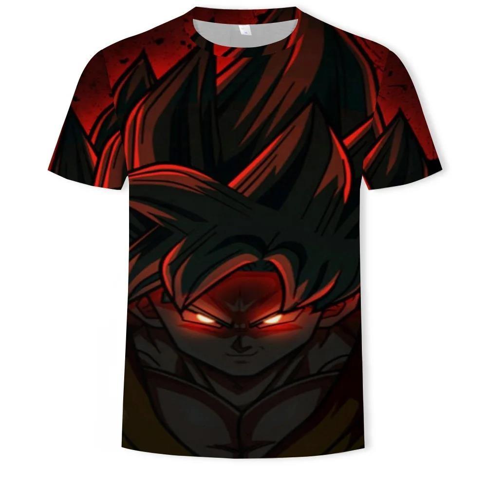 Anime Dragon Ball Son Goku 3D Print Kids T Shirt Summer Fashion Casual T-shirt Boy Girl Unisex Children's Clothing Tshirt Tops