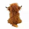 25cm Lifelike Fluffy Wild Yak Plush Toys Lovely Cattle Dolls Stuffed Soft Animal Toy Cute Room Decor Birthday Gift for Children