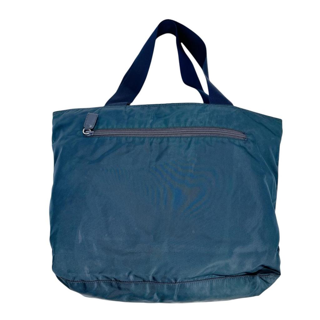 PRADA Commuting to school Large enough to fit A4 size paper Tote Bag Nylon Women Used