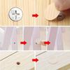 54 Pcs Furniture Screw Hole Cover Stickers - Self-Adhesive PVC Decorative Screw Cap Covers for Cabinet Shelf Repair