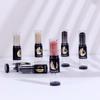 Custom Logo Printed Refillable Synthetic Hair Makeup Brush for Face Loose Powder Application