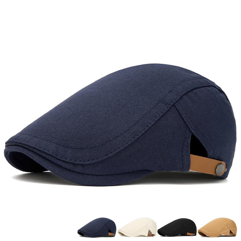 Forward Cap Men's Retro Light Berets British Cap Newsboy Cap