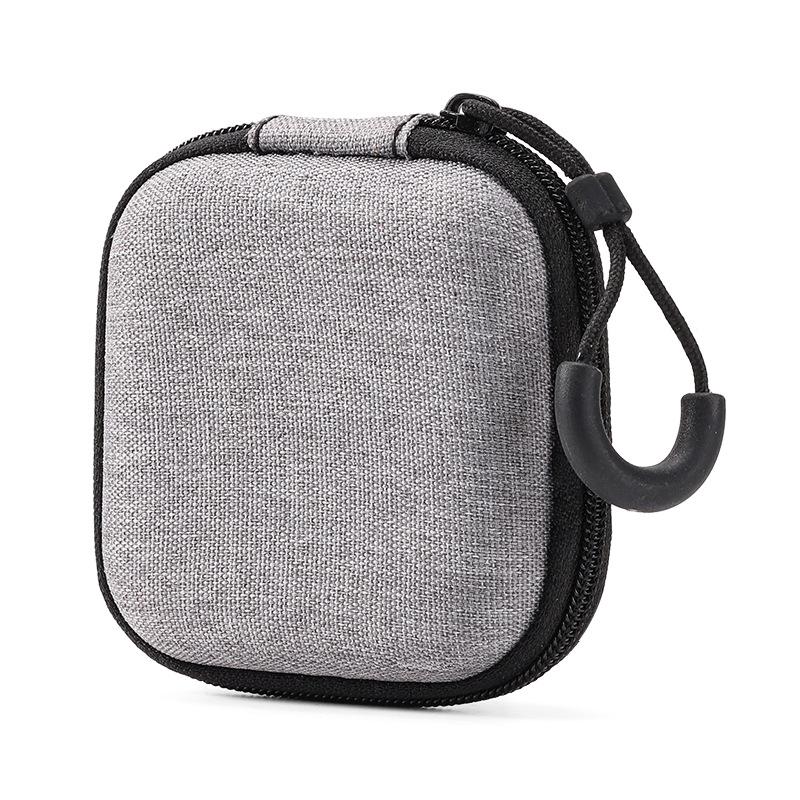 EVA Zipper Earphone Case: Bluetooth Earphone Storage Bag with Cable Organizer
