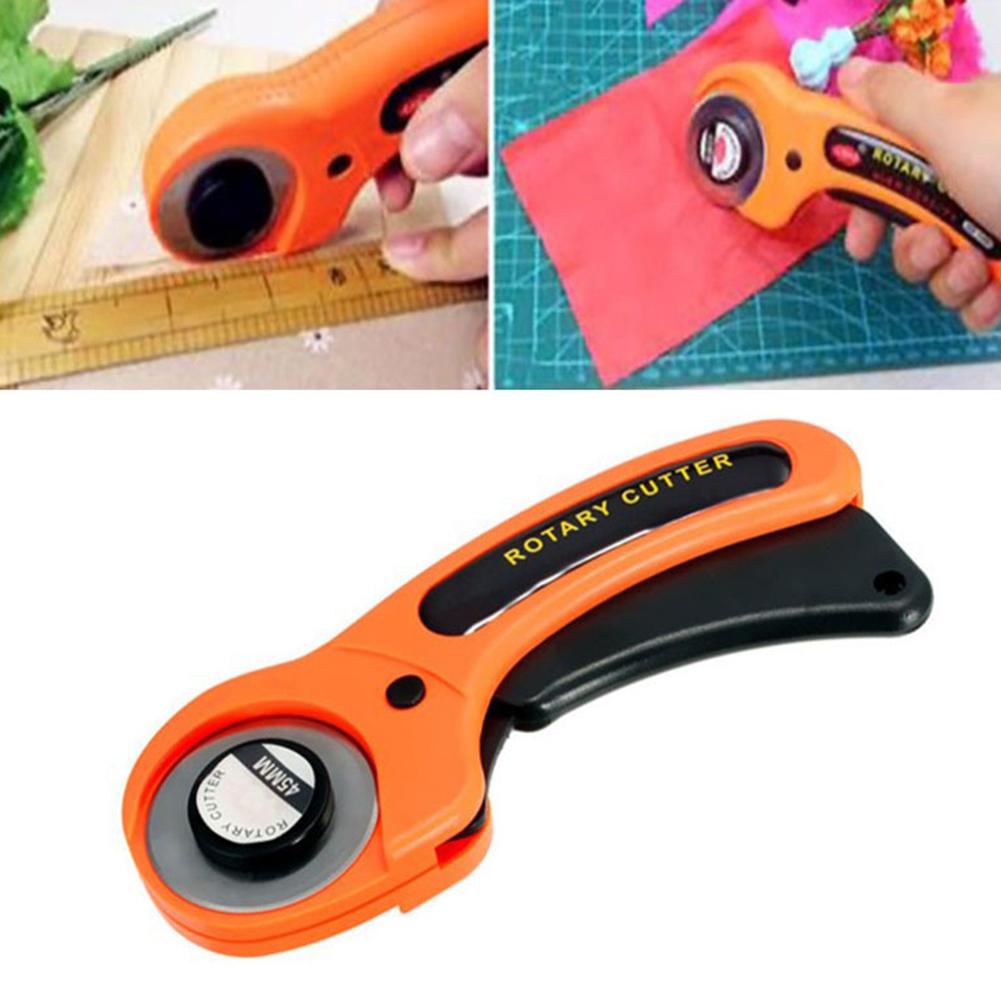 45mm Rotary Cutter Blade Fabric Circular Patchwork Leathercraft Sewing Tool Leather Cutter