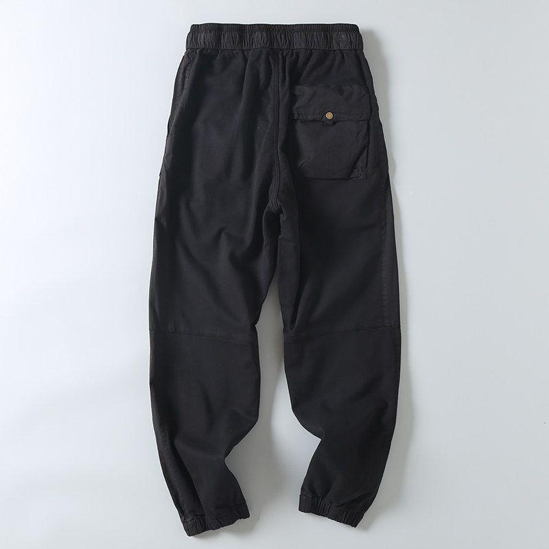 Japanese Retro Workwear Pants for Men, Trendy Brand Loose Jogger Casual Long Pants, Men's Spring and Autumn Pure Cotton Sports Sweatpants