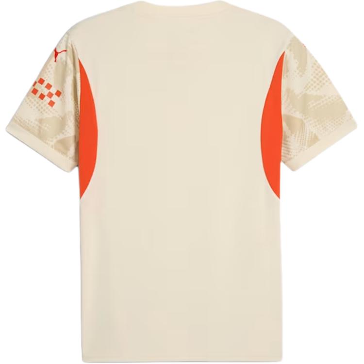 Puma Manchester City 24/25 Short Sleeve Goalkeeper Jersey Men jerseys Beige 775107-38