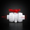 1pc PVC Union Ball Valve 20 25 32 40 50mm Water Pipe Ball Valve Garden Irrigation Aquarium Fish Tank PVC Pipe Tube Valve