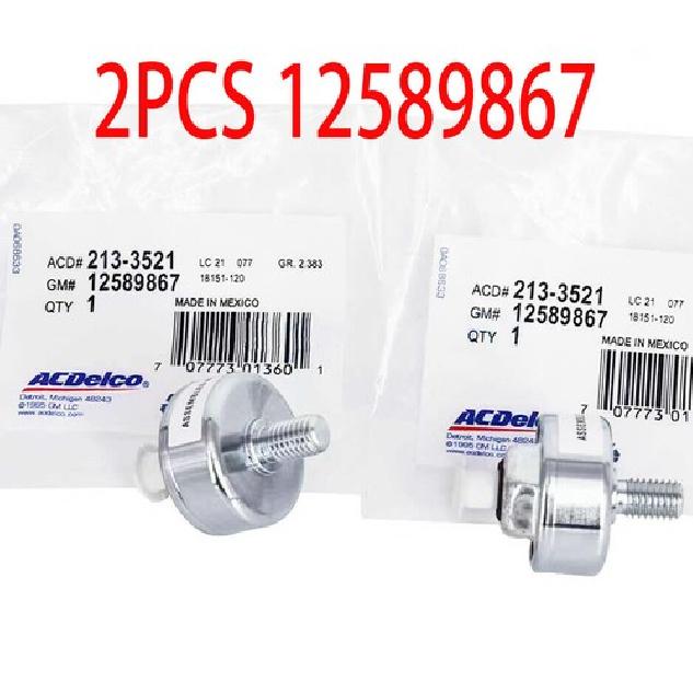 2PCS  GM OEM 213-3521 12589867 Knock Sensors Chevy Silverado Express GMC