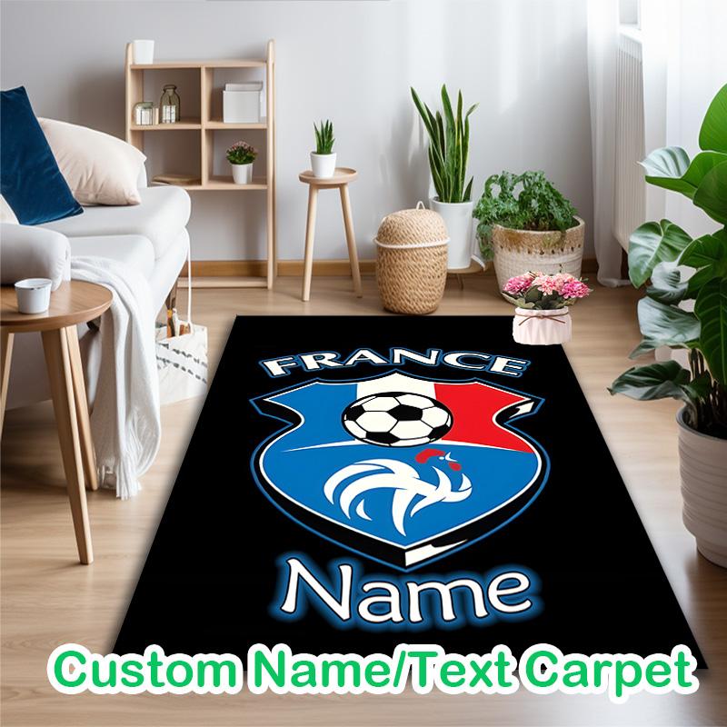 France national football team (5) Carpet, Non-slip Office Chair Rug, Digital Print Home Area Rug, Unique Festival Decorations