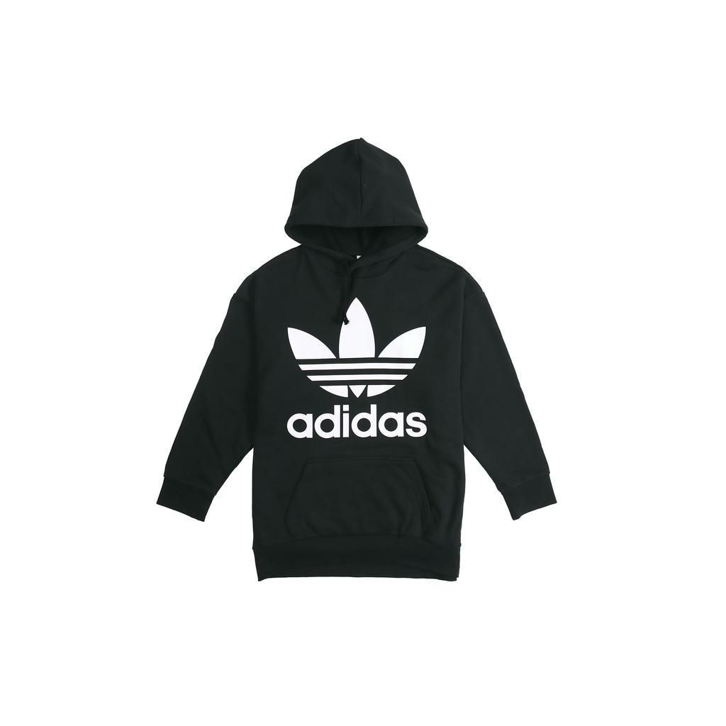 Adidas Originals Trefoil Oversized Hoodie Men Tops Black CW1246