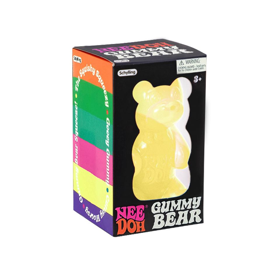 Schylling Needoh Orso Squishy Giocattolo Fidget Sollievo dallo Stress Ansia Migliora la Concentrazione Ornamento da Scrivania Regalo di Compleanno
