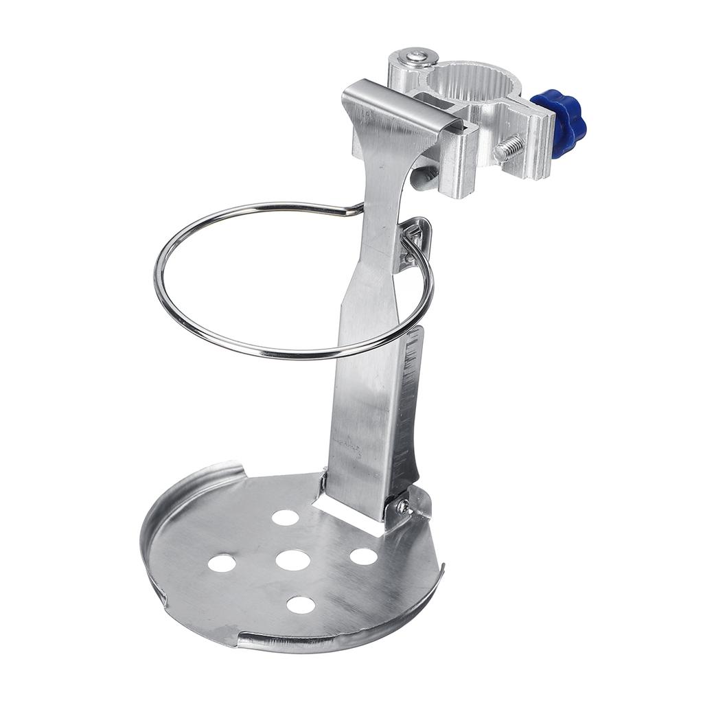 1pc Stainless Steel Folding Cup Drink Holder Adjustable Bottle Stand For Boat Truck Silver Rust-proof Corrosion-resistant