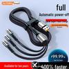 Shun Wang Shun 240W 3-in-1 Braided Data Cable, Super Fast 6A Charger for Apple & Huawei Devices