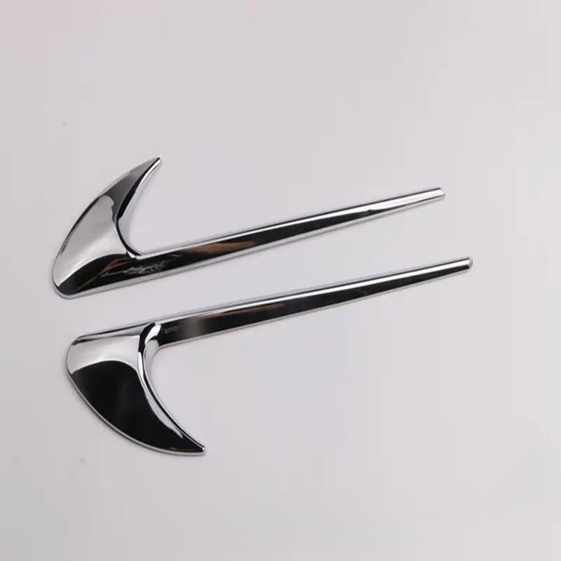 2pcs Vent Fender Trim Emblem Blade Logo V8 BITURBO 4MATIC+ for Mercedes Benz AMG V8 C200 C300 E300 E400 W213 Car Side Stickers