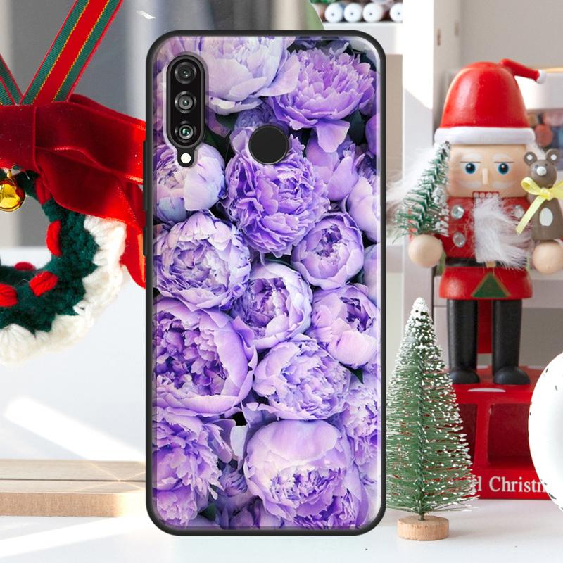 Lavender Peonies Flower For Huawei Nova 5T 9 10 SE 7i 8i 11i 12i Y73 Y72 Y61 Y91 Y60 Y70 Y90 P20 P40 P30 Lite Case