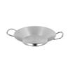 ZISIZ 26cm Stainless Steel Double-Handle Seafood Dry Pot Platter
