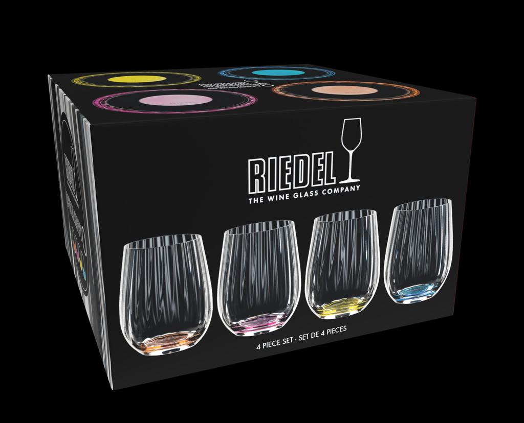 [Authentic] RIEDEL Happy O Optical Glass Tumbler Collection (4 Colors) 344ml 5515/44 Clear