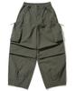 NOT4NERD Nylon Big Pocket Parachute Pants - Khaki