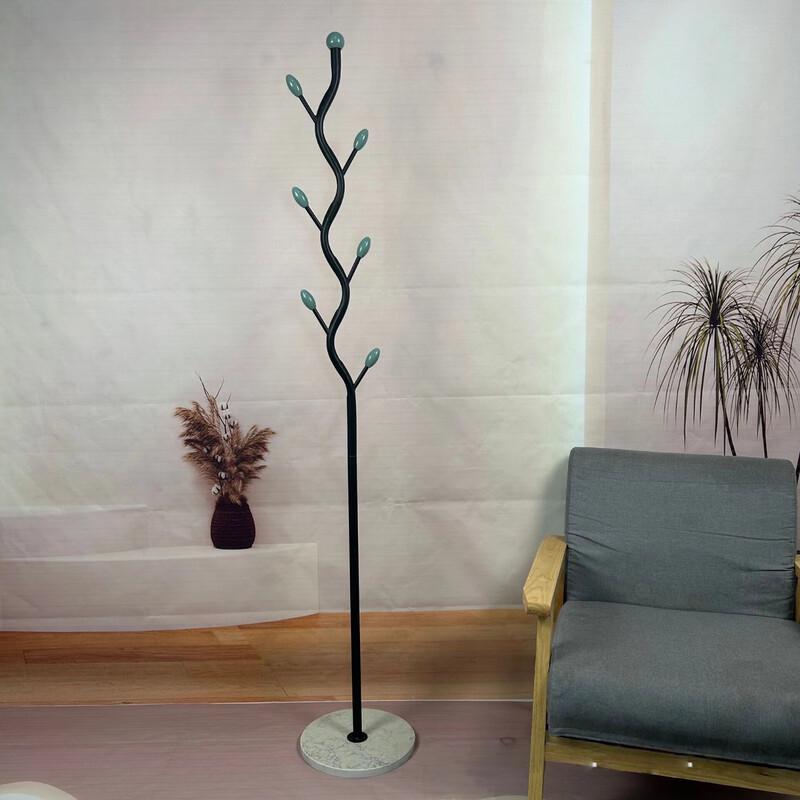 Minimalist Gold Metal Floor-Standing Coat Rack