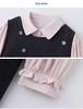 2025 Spring Slimming Vest Dress: Fashion-Forward Two-Piece with Fragrance Style, YJ8512