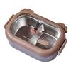 Stainless Steel Cartoon Lunch Box BPA-Free Children's Lunch Box Double-Sided Locking Design 1000ml for Adults/Students and Kids