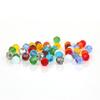 4mm Faceted Round Glass Beads, Handmade Crystal-Plated, Colored DIY Accessories