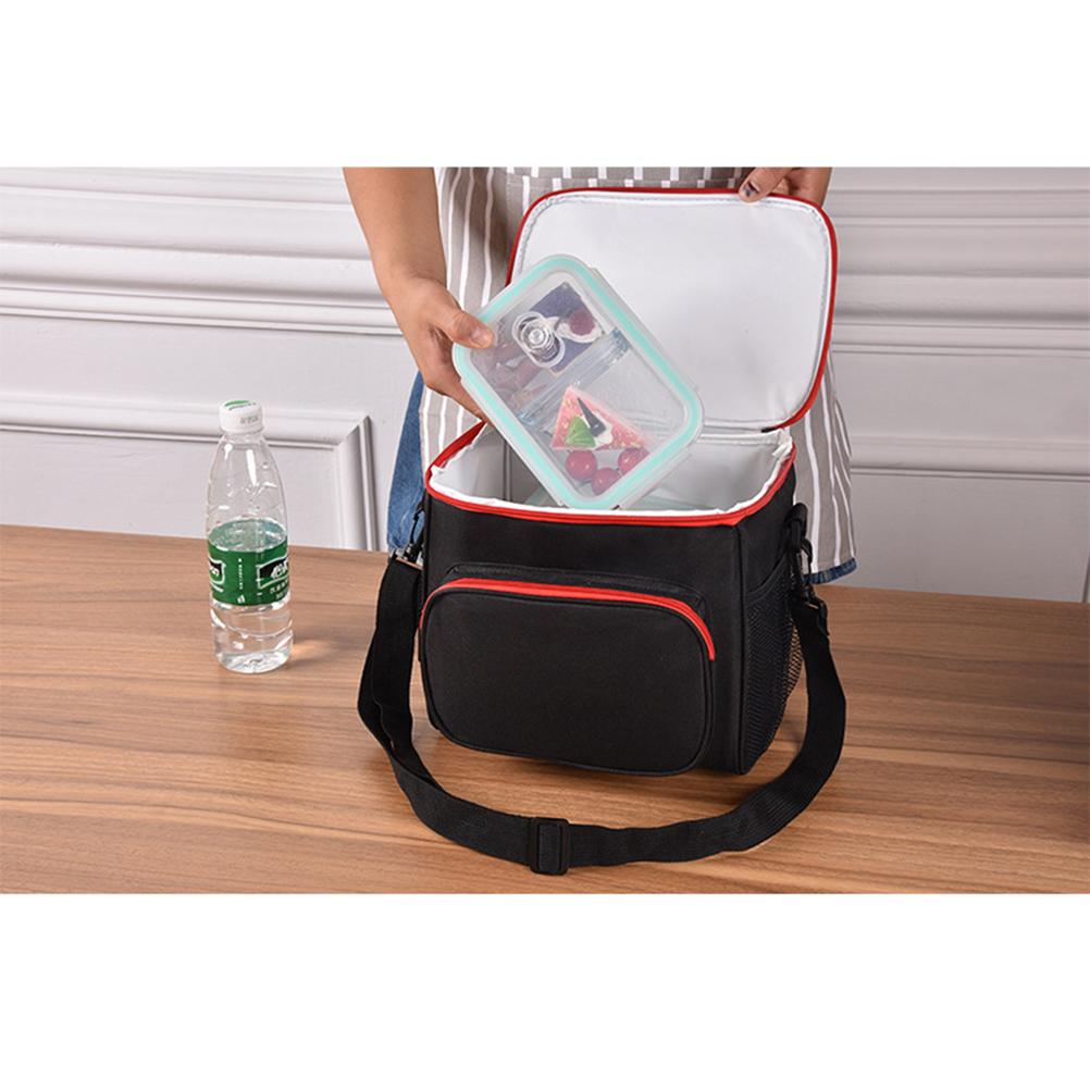 Large Capacity Insulated Lunch Bag For Office School Portable Cold Storage Tote With Handle Premium Reusable Picnic Basket
