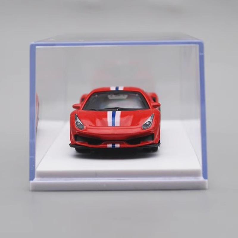1:87 Car Model Display Box Transparent Protective Case Acrylic Dust Hard Cover Storage Holder