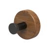 4/1pcs Wall Wood Hook Self-adhesive Walnut Hanging Hanger Bathroom Wall Hook Coat Storage Rack Home Towel Key Decor Kitchen Hook