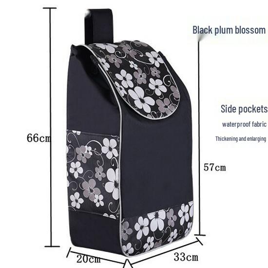 Waterproof Oxford Cloth Shopping Cart Bag – Thickened, Portable, and Durable Handcart Bag