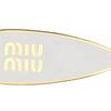 MIU MIU Engraved logo Enamel Hair Clip Women's 5IF1472F6TF0009